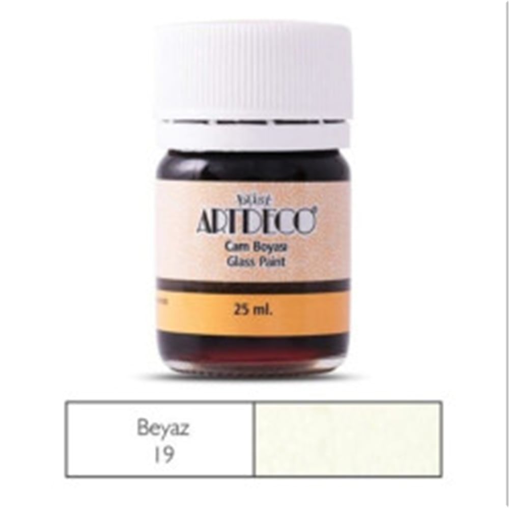 ARTDECO CAM BOYASI 25ML BEYAZ 19