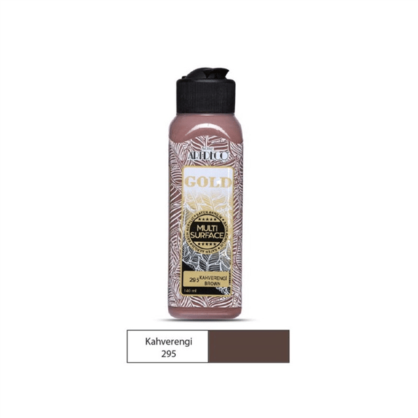 Artdeco Gold Multi Surface 140 ml Kahverengi Akrilik Hobi Boyası