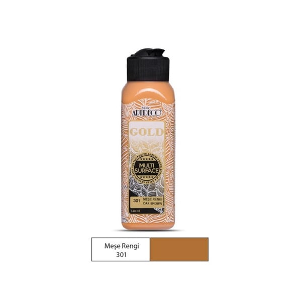 Artdeco Gold Multi Surface 140 ml Meşe Rengi Çok Yüzeyli Akrilik Boya