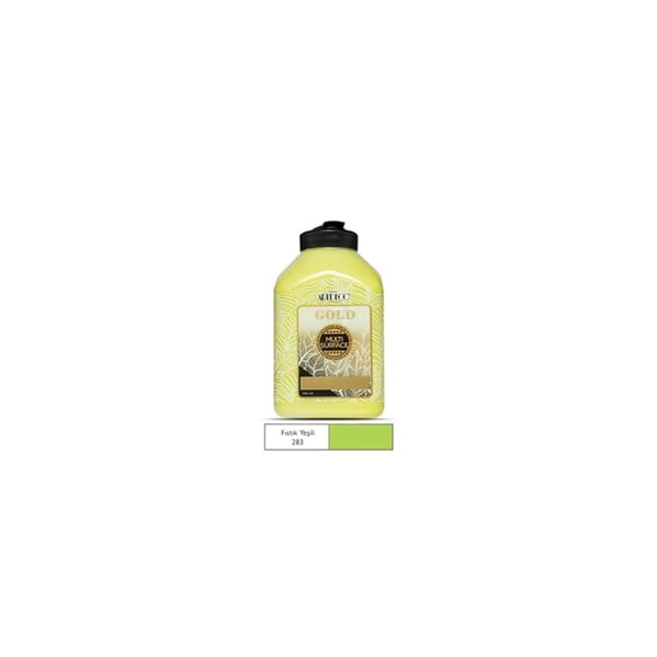 Artdeco Gold Multi Surface 500 ml Fıstık Yeşi̇li̇ Saten Akrilik Boya
