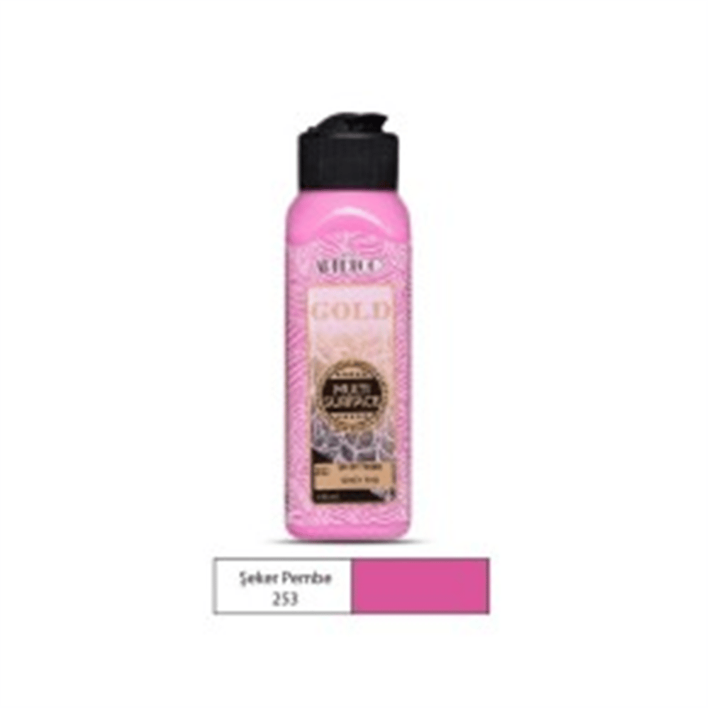 ARTDECO GOLD MULTİ-SURFACE AKRİLİK BOYA 140 ML ŞEKER PEMBE