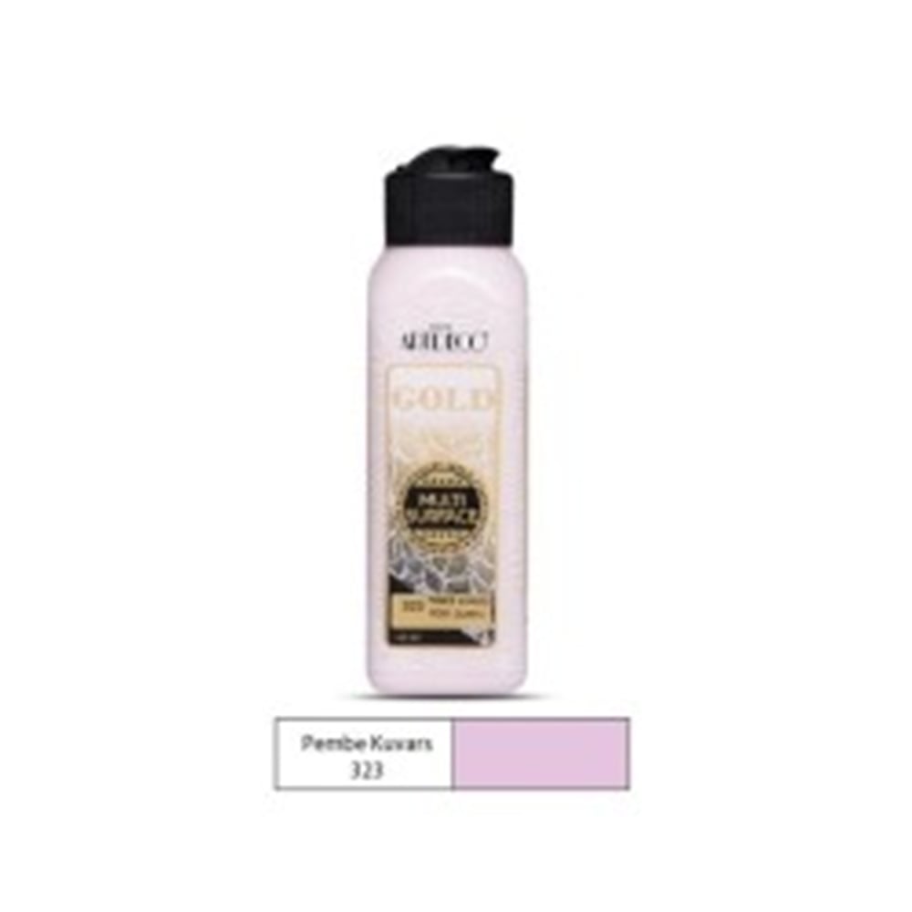 ARTDECO GOLD MULTİ-SURFACE AKRİLİK BOYA 140 ML PEMBE KUVARS