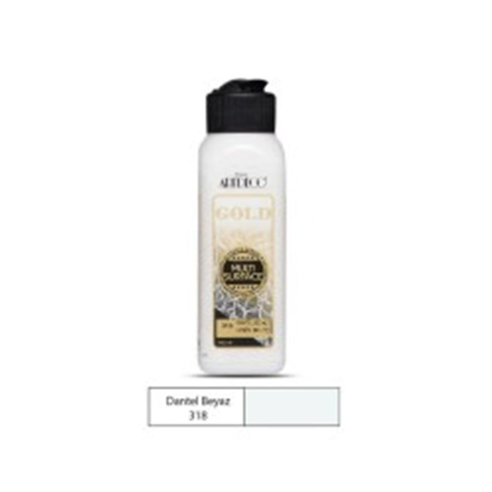 ARTDECO GOLD MULTİ-SURFACE AKRİLİK BOYA 140 ML DANTEL BEYAZ