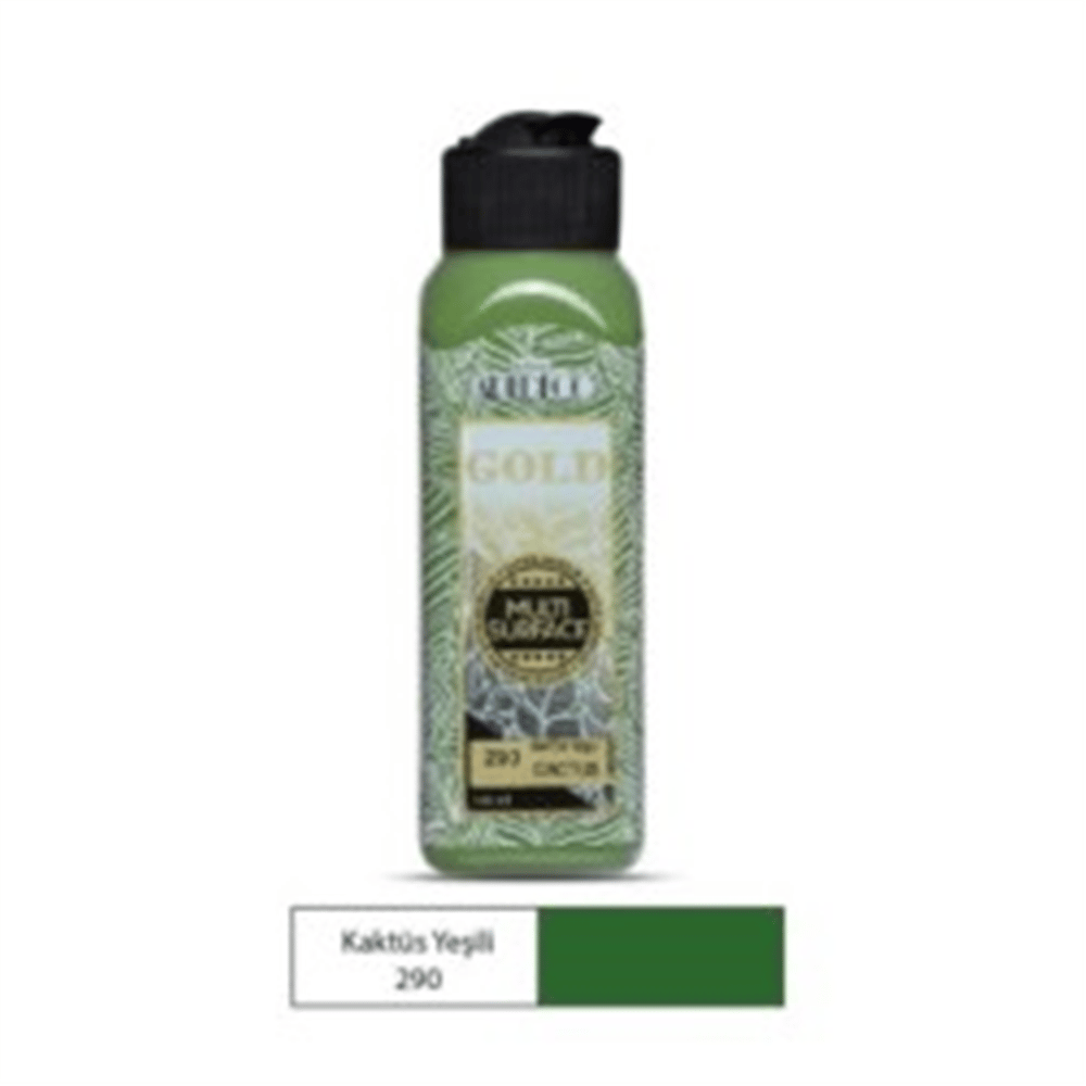 ARTDECO GOLD MULTİ-SURFACE AKRİLİK BOYA 140 ML KAKTÜS YEŞİLİ