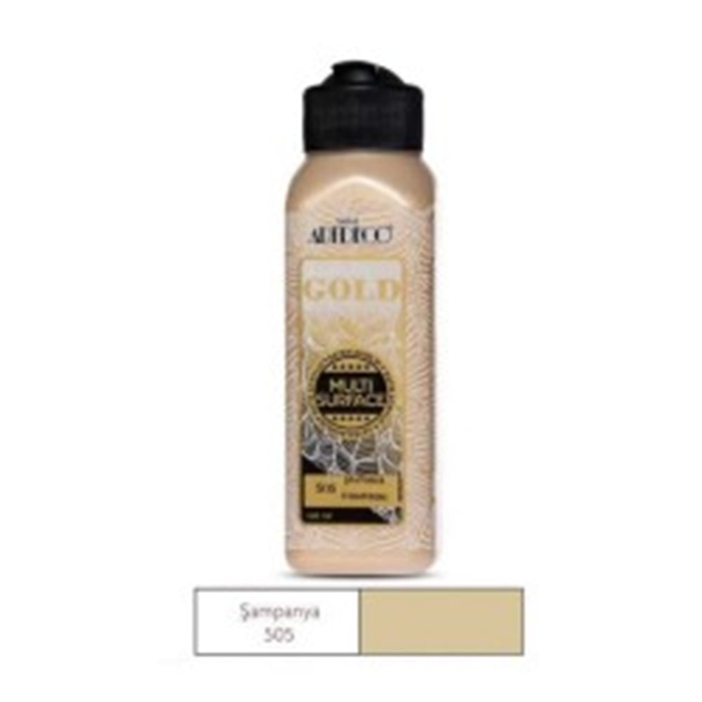 ARTDECO GOLD MULTİ-SURFACE AKRİLİK BOYA 140 ML ŞAMPANYA