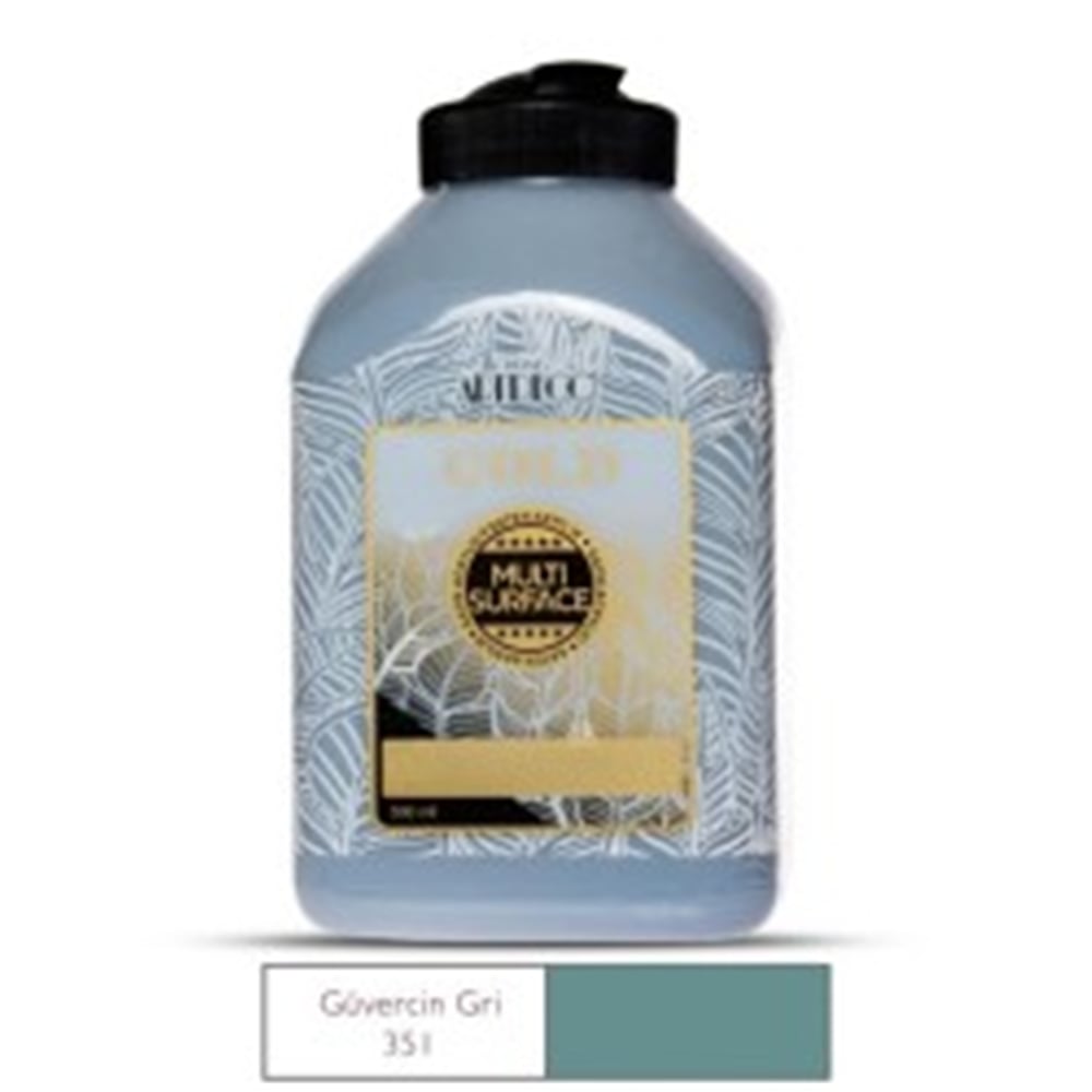 ARTDECO GOLD MULTİ-SURFACE AKRİLİK BOYA 500 ML GÜVERCİN GRİ