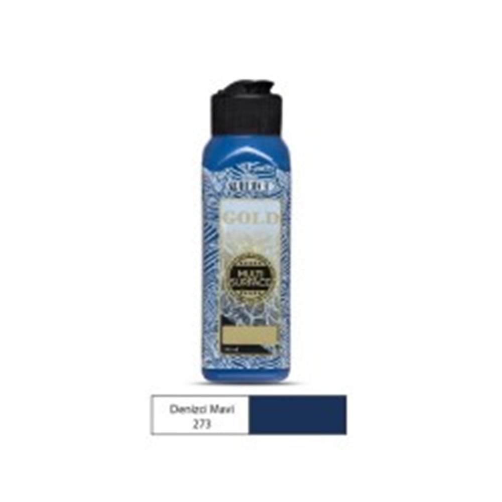 ARTDECO GOLD MULTİ-SURFACE AKRİLİK BOYA 140 ML DENİZCİ MAVİ