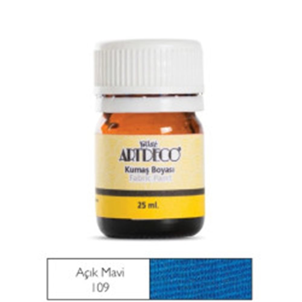 ARTDECO KUMAŞ BOYASI 25ML AÇIK MAVİ 109