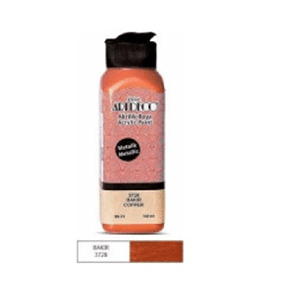 ARTDECO METALİK AKRİLİK BOYA 140 ML BAKIR