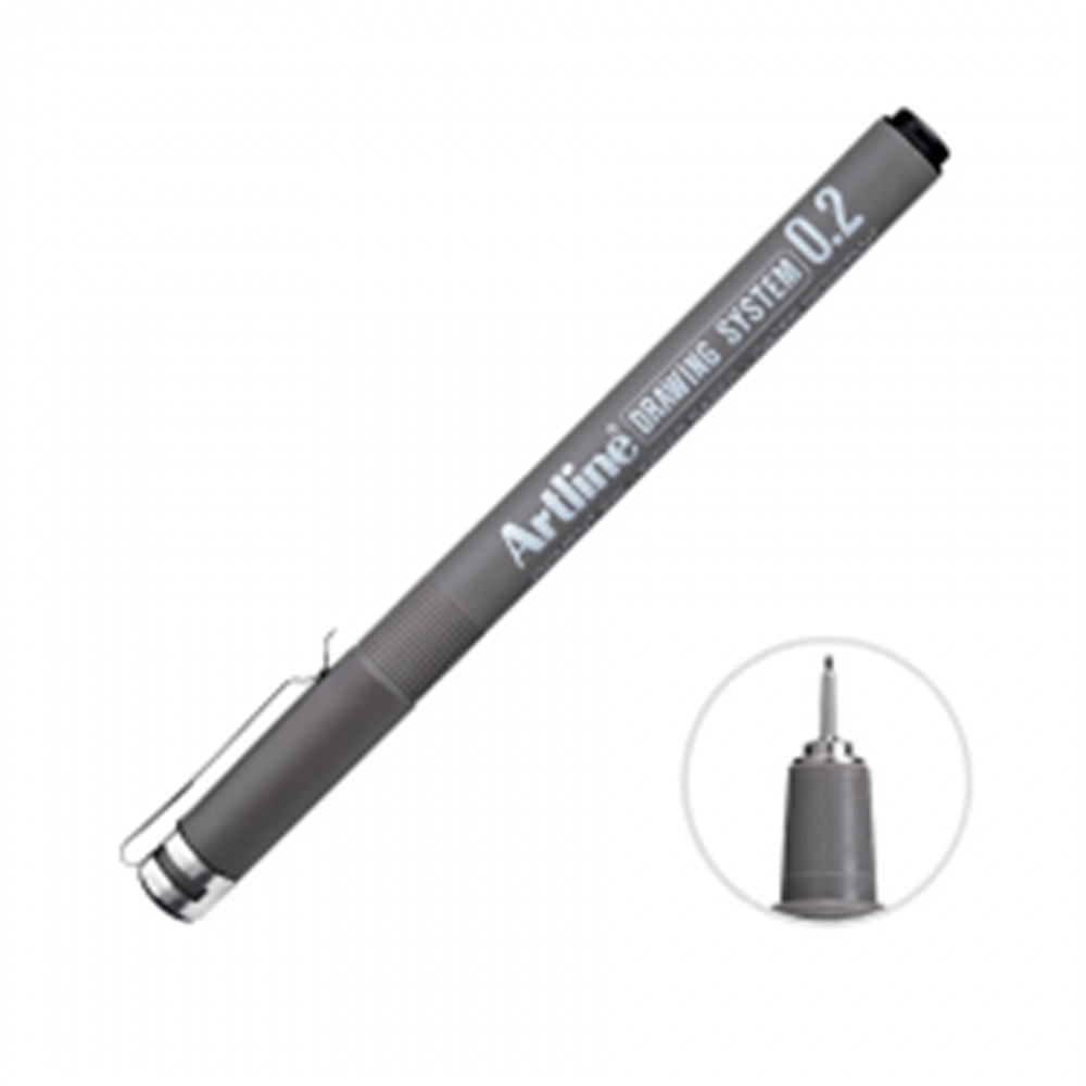 ARTLINE 232 ÇİZİM KALEMİ 0.2 SİYAH