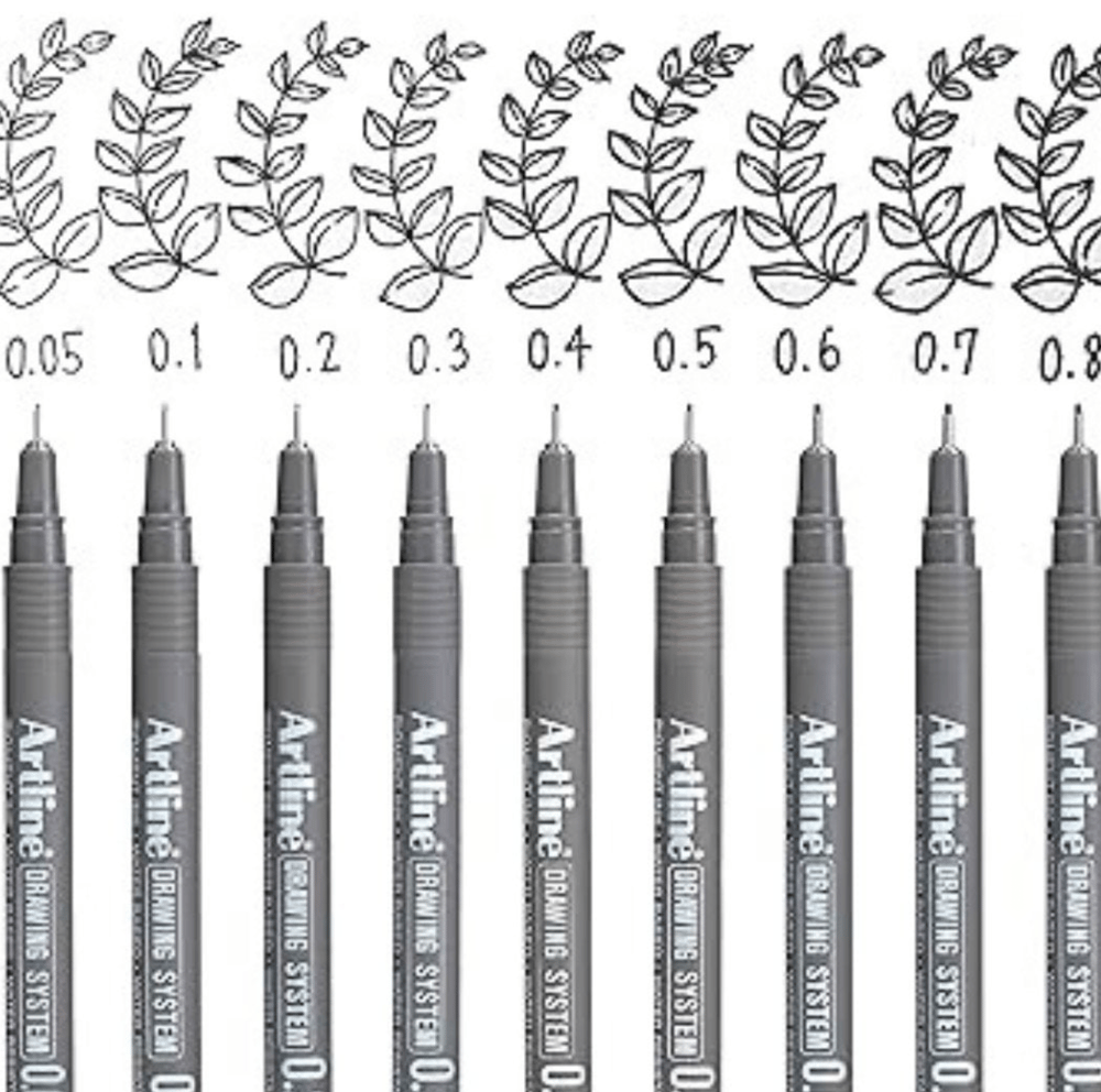 Artline 234 Çizim Kalemi 0.4 Siyah 
