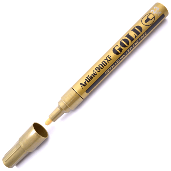 Artline 900XF Altın 2.3 mm Metalik markör Tekli Hobi Sanat