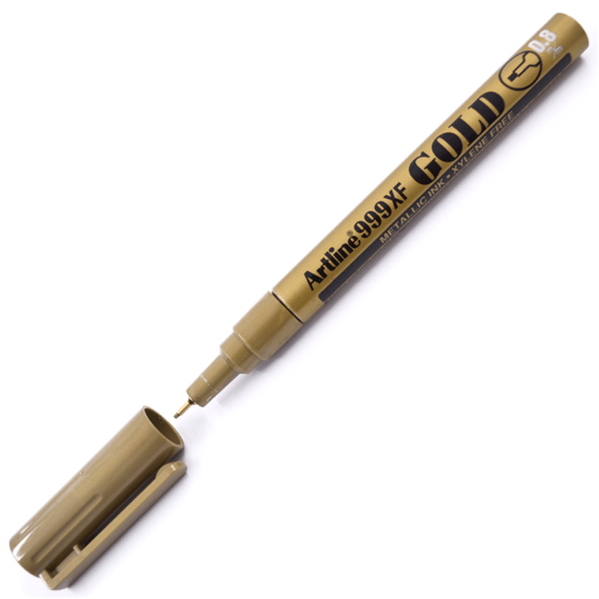 Artline 999XF Altın 0.8 mm Metalik markör Tekli Hobi Sanat