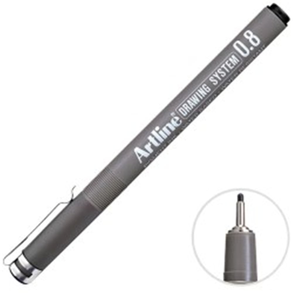ARTLINE DRAWING SYSTEM 0.8 ÇİZİM KALEMİ SİYAH