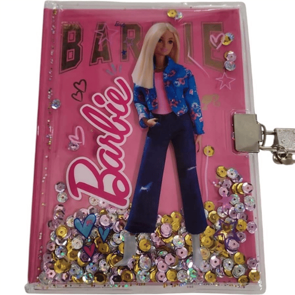 BARBIE B-804 PULLU KİLİTLİ HATIRA DEFTERİ