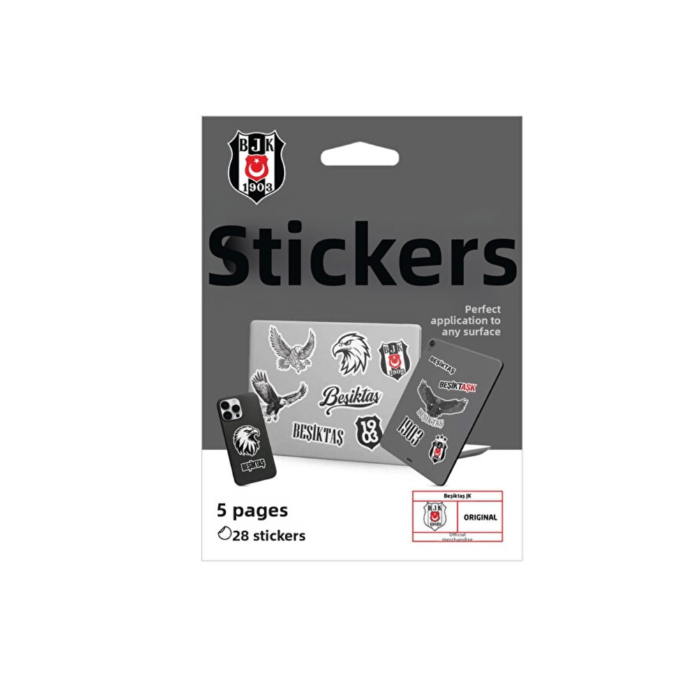Beşiktaş Gri Sticker 