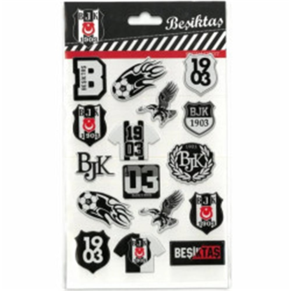 BEŞİKTAŞ ŞEKİLLİ ETİKET (12X50)