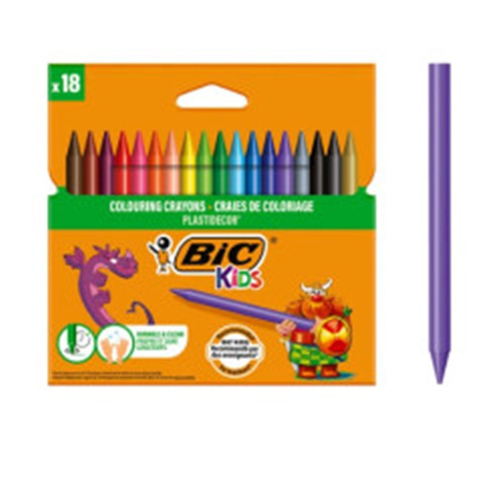 BIC SİLİNEBİLİR PASTEL BOYA 18 RENK