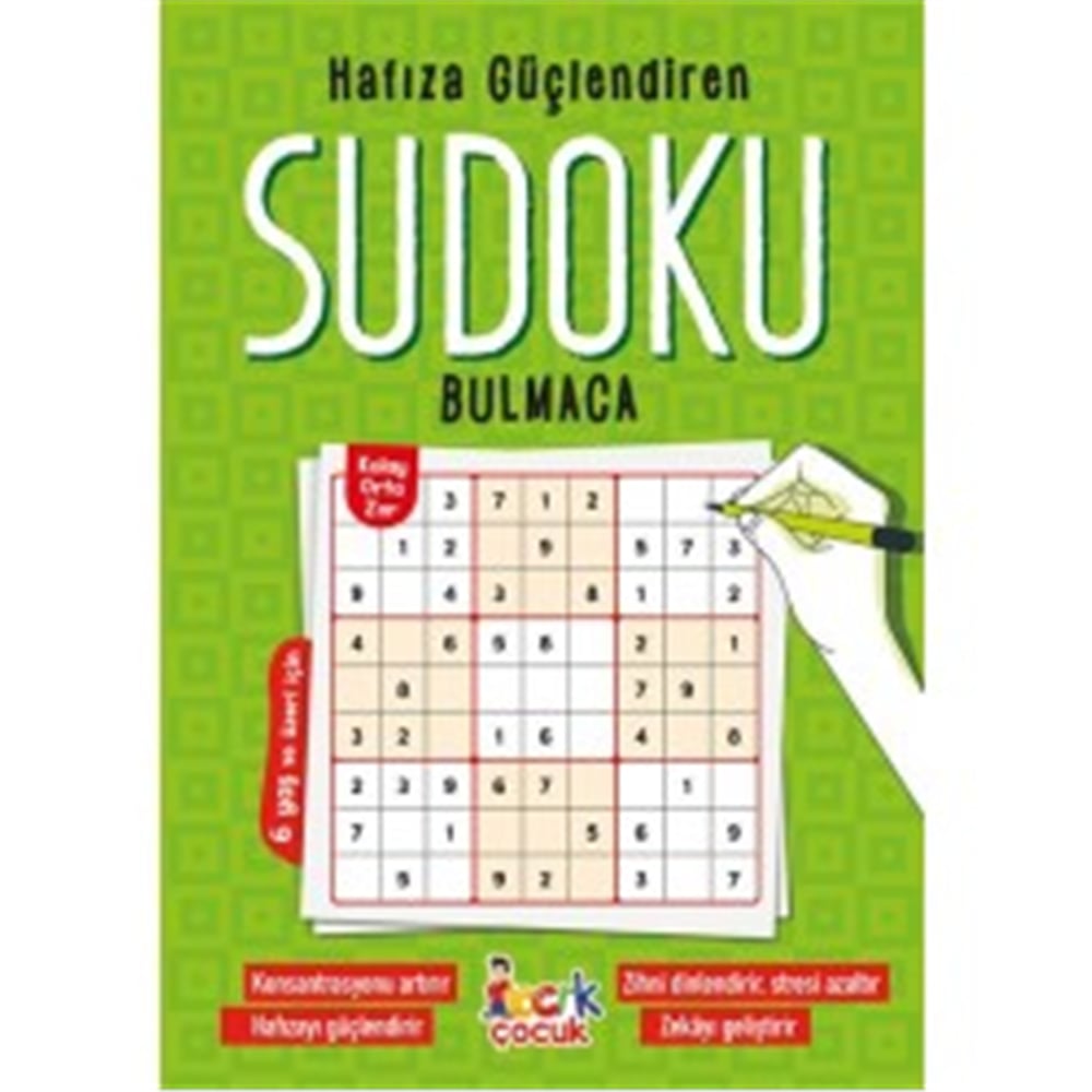 BICIRIK SUDOKU HAFIZA GÜÇLENDİREN BULMACA
