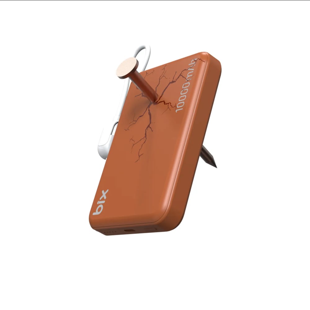 Bix PB121 25W Magsafe Kablosuz Powerbank 10000 Mah Orange