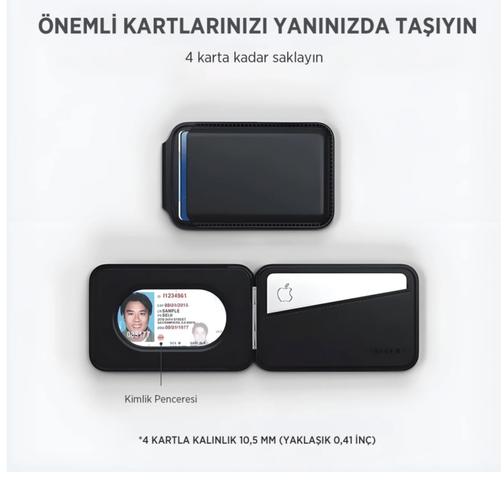 Bix TMW1 MagSafe Pocket Wallet Kahverengi