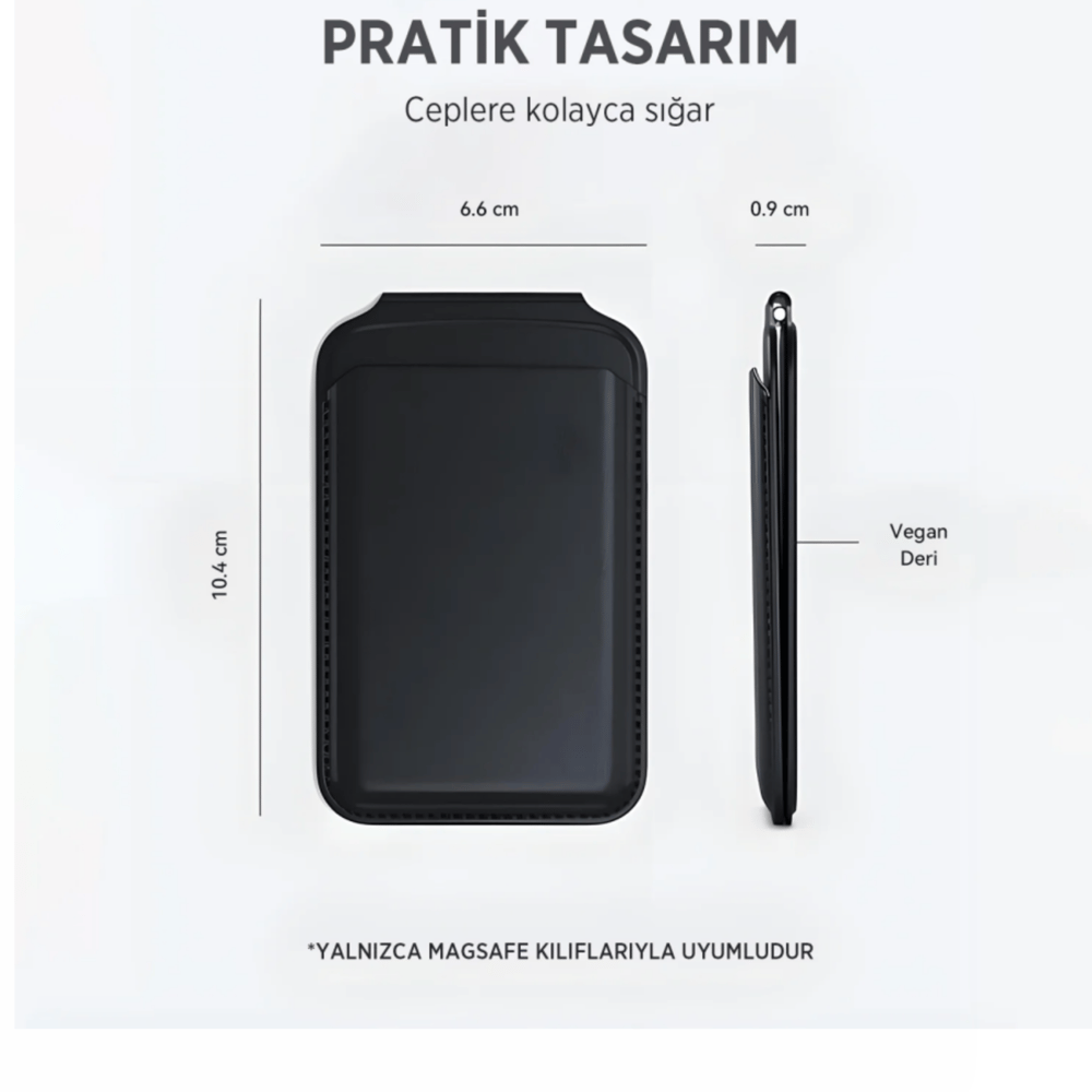 Bix TMW1 MagSafe Pocket Wallet Kahverengi