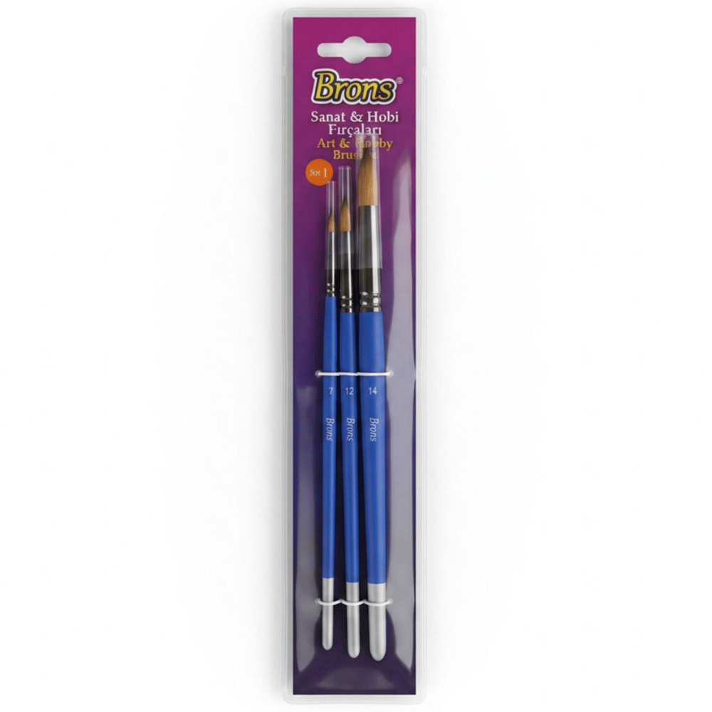 BRONS FIRÇA BLİSTER SET 1