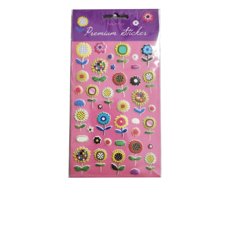 Bu-Bu-CAS-01-017 Bu-Bu Puf Ayçiçeği Sticker