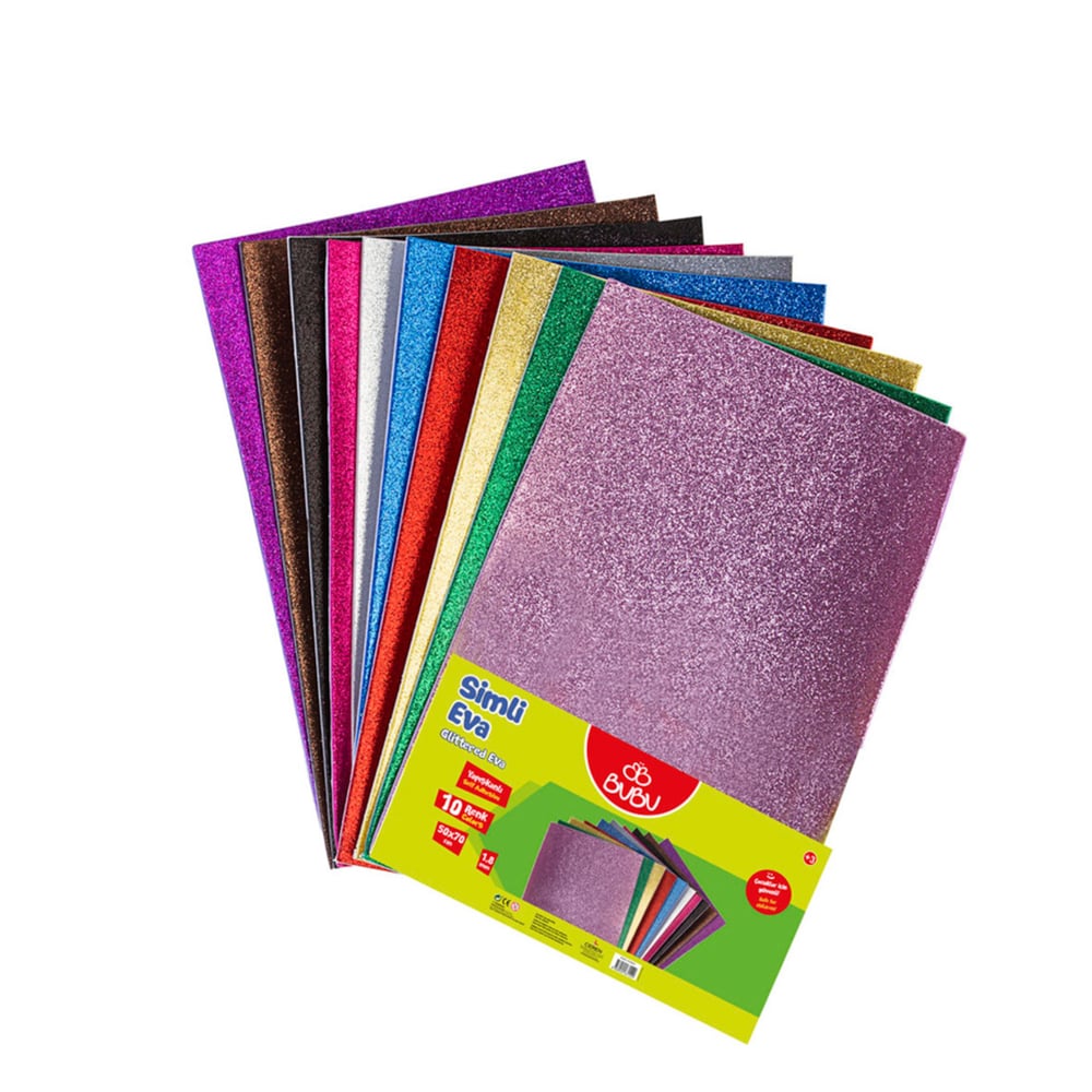 Bu-Bu EVA 50x70 Simli Yapışkanlı Karışık