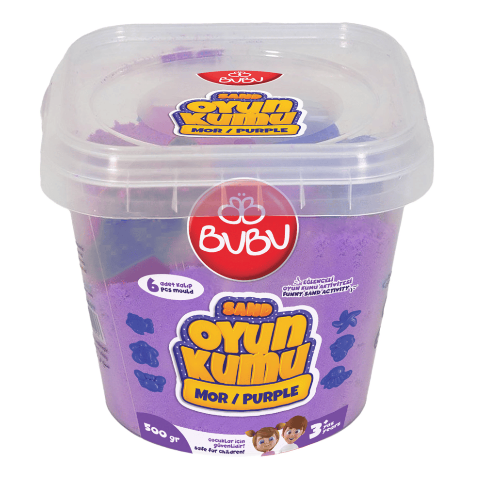 Bu-Bu Oyun Kumu Kova 500 Gr. Mor