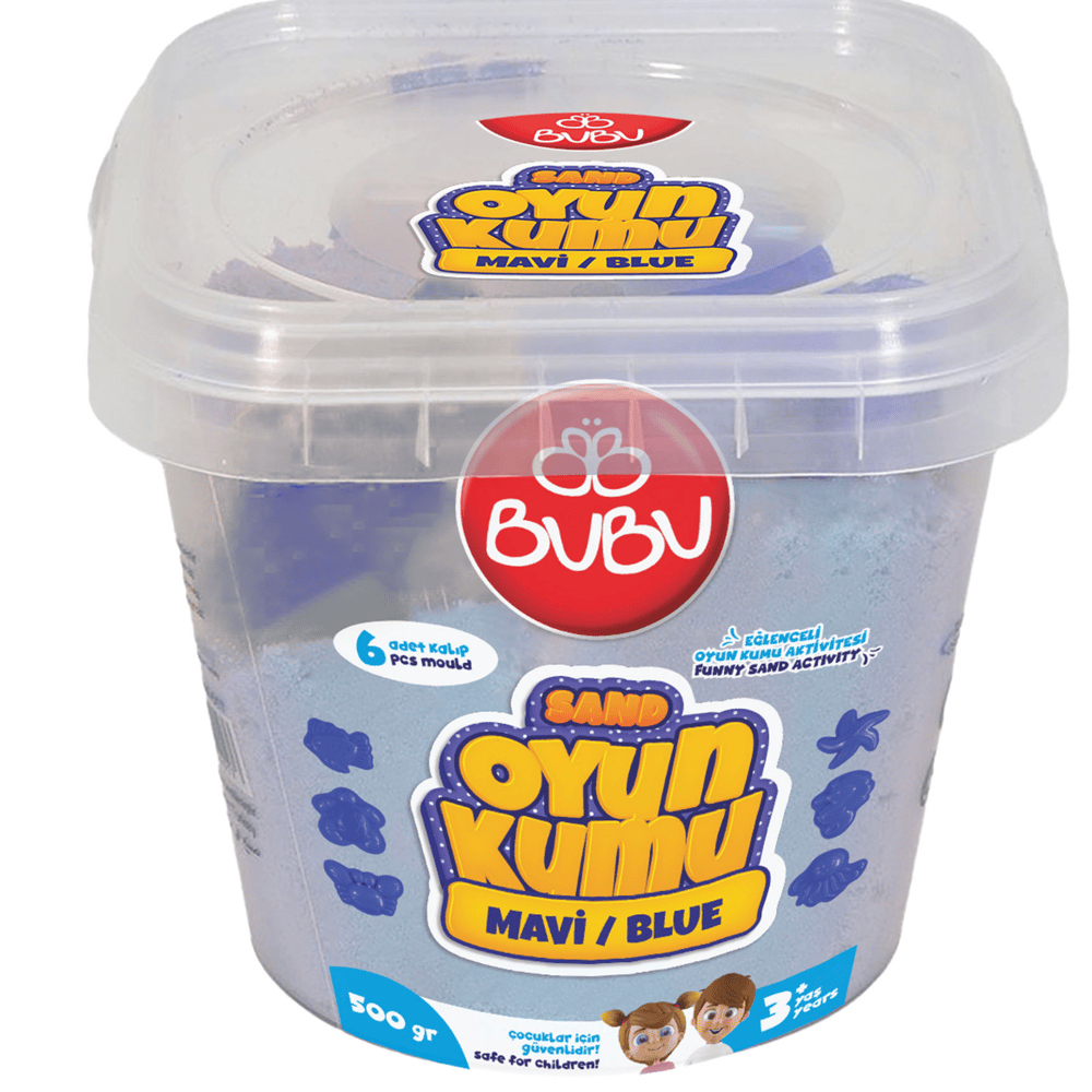 Bu-Bu Oyun Kumu Kova 500 Gr. Mavi