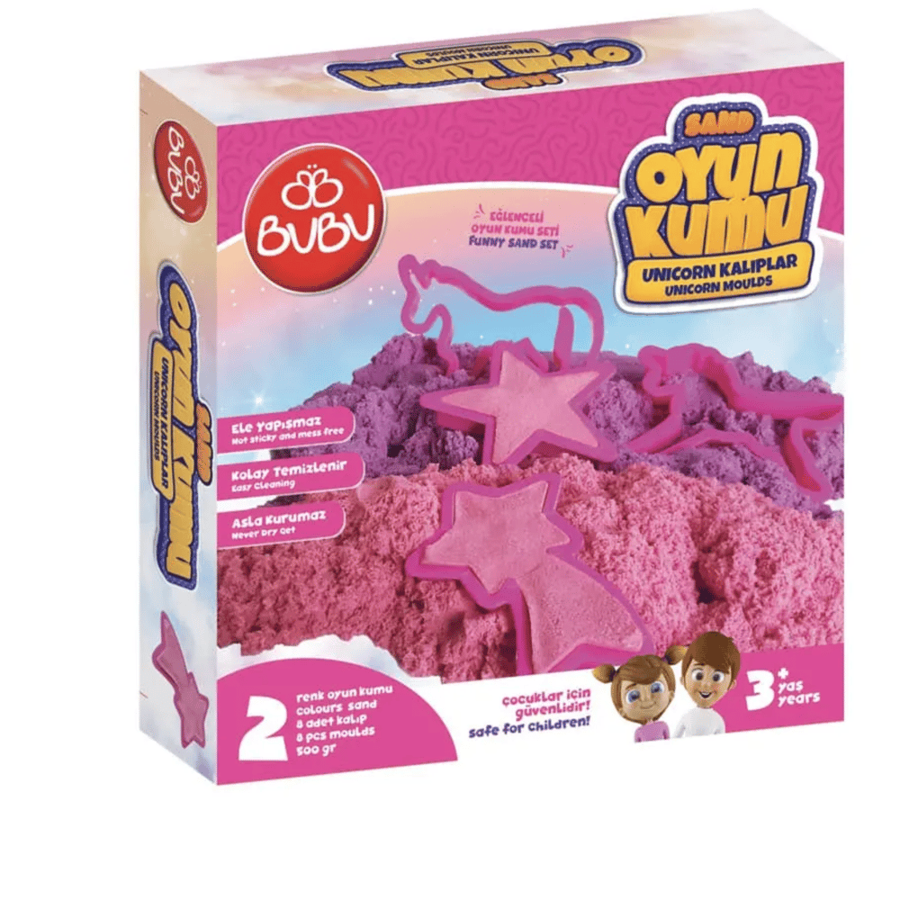 Bu-Bu Oyun Kumu Unicorn Kalıp 500 gr