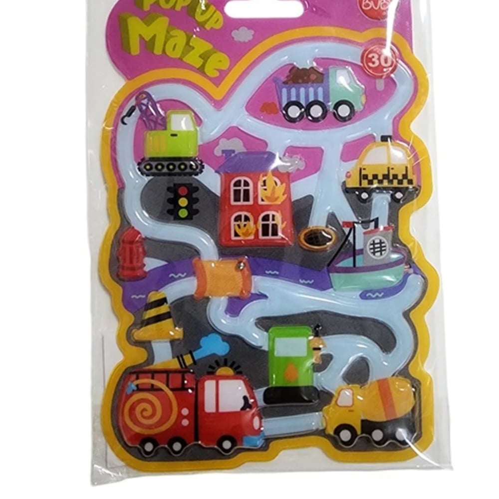 Bu-Bu Pop Up Maze İtfaiye 18x12 Sticker