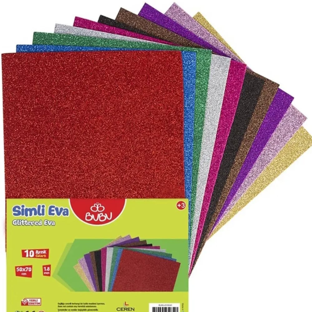 Bu-Bu Simli EVA 50x70CM 10 Renk