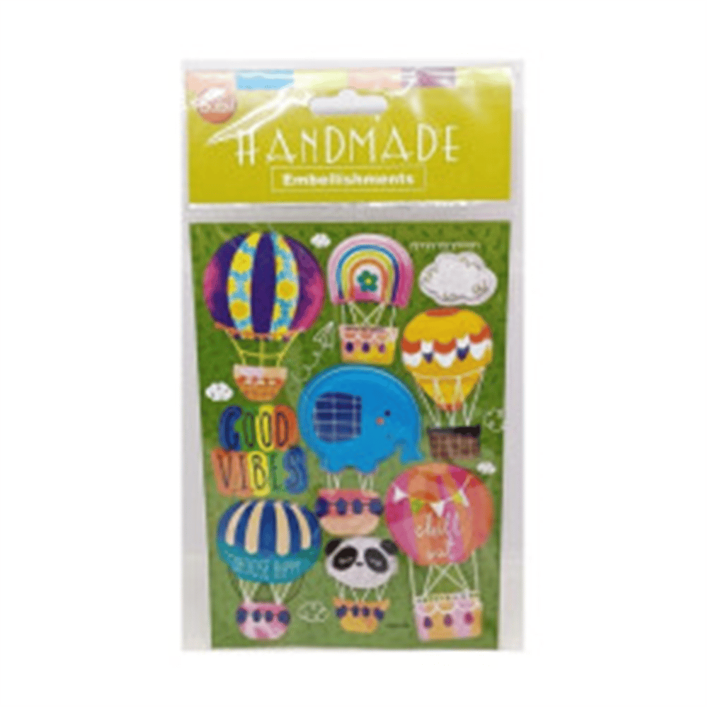BUBU-HMSB-308 BU-BU HANDMADE STICKERS BALONLAR 12,5X23,5