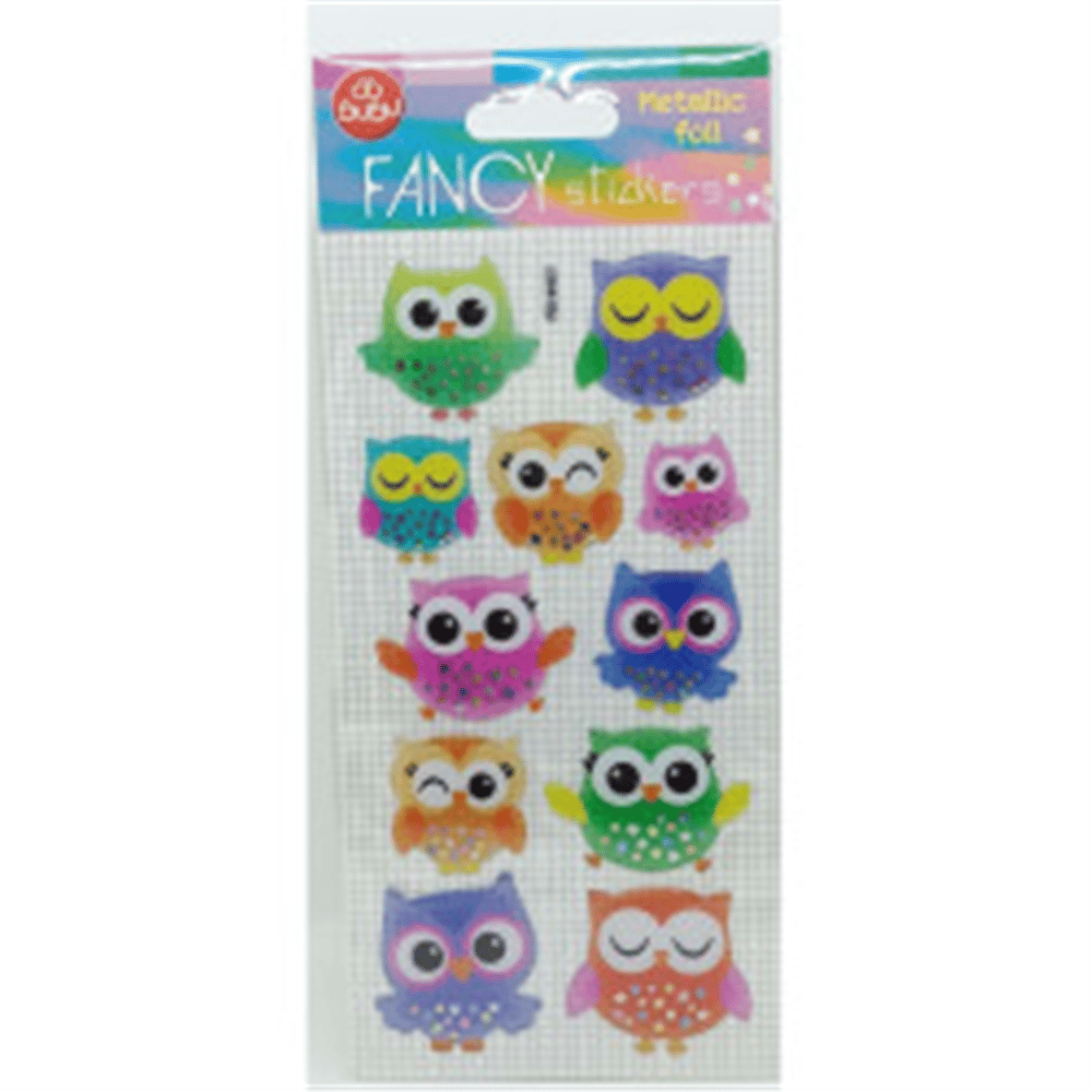 BUBU-PUS-8405 BU-BU DAMLA STICKERS BAYKUŞ METALİK 9X20