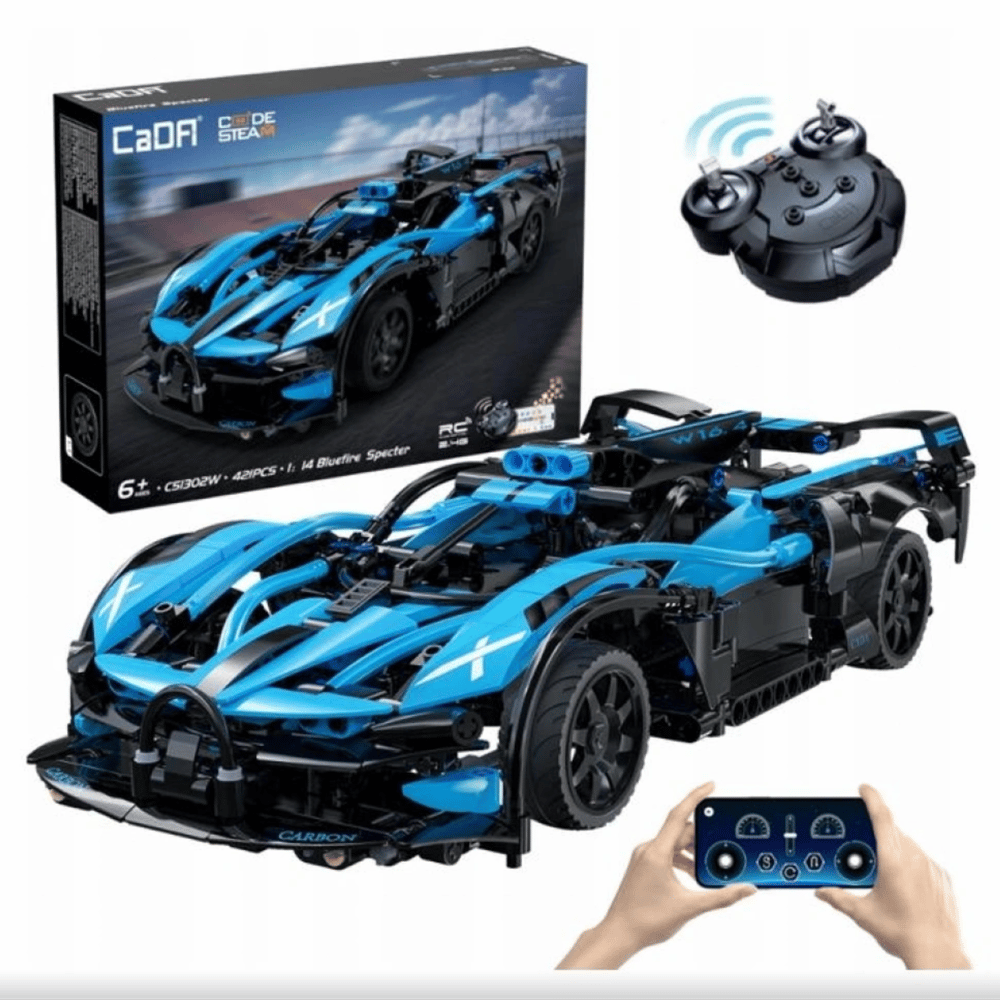 CaDA Blue Flame Specter RC Blok Araba 421 Parça 