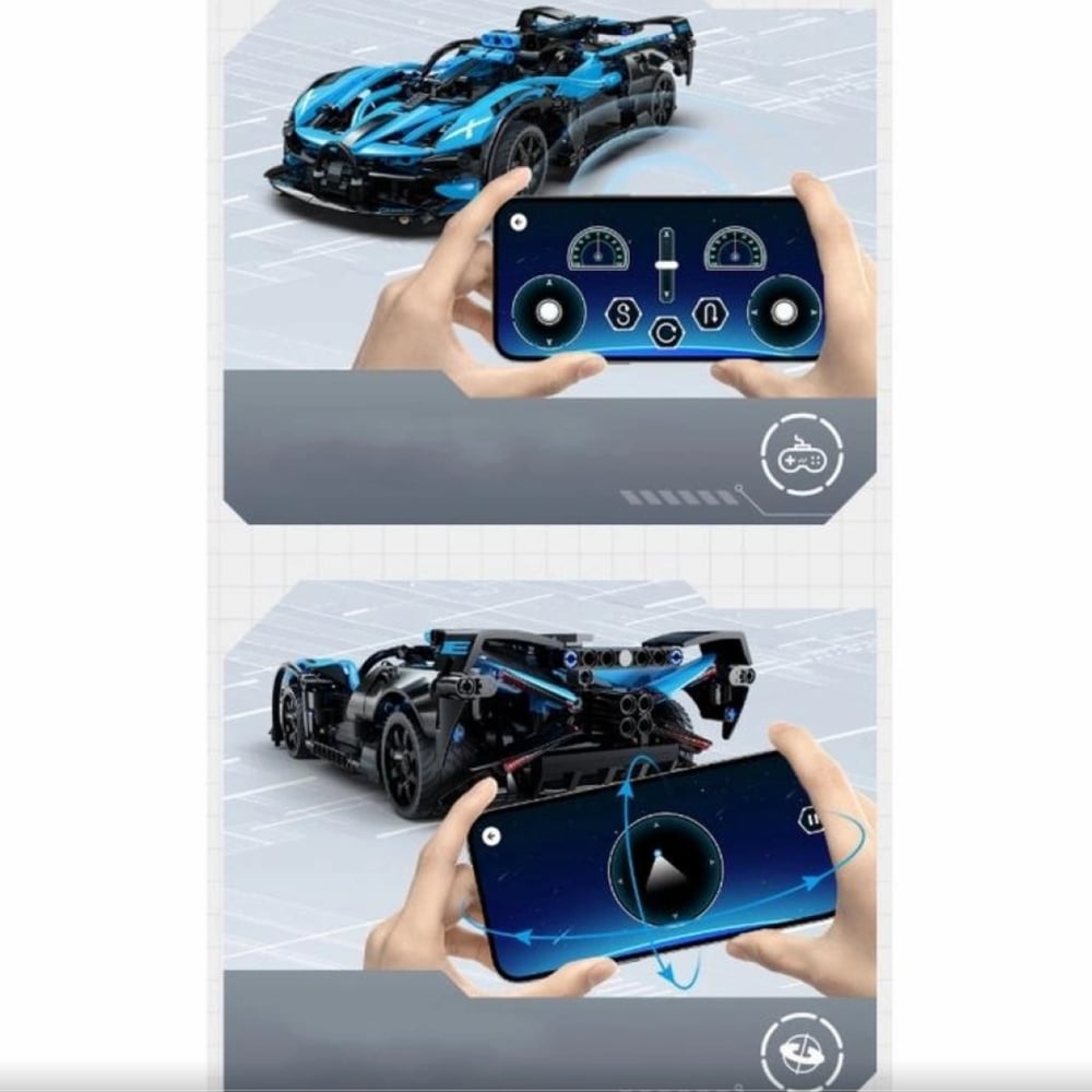 CaDA Blue Flame Specter RC Blok Araba 421 Parça 