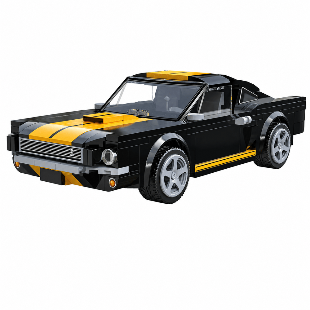 CaDA Shelby GT350H Blok Araba Yapım Seti 