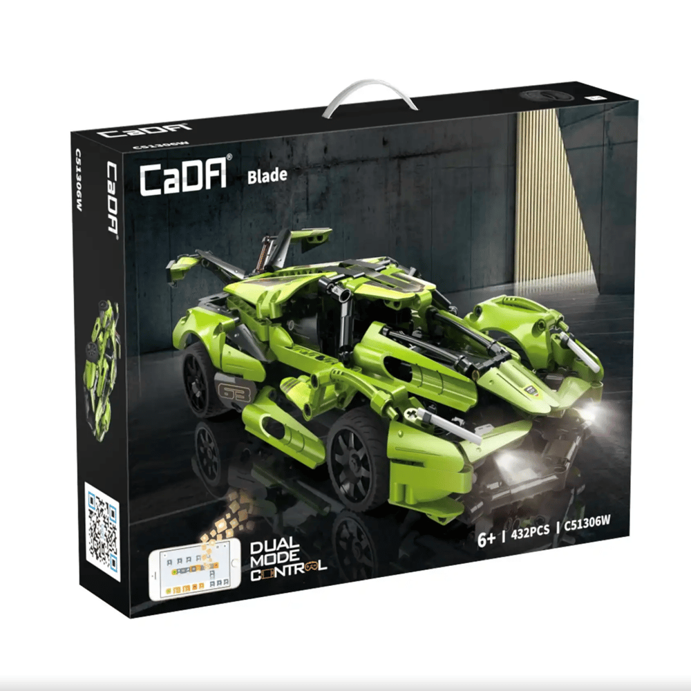 CaDA Green Blade Sports Car RC Blok Set 432 Parça 