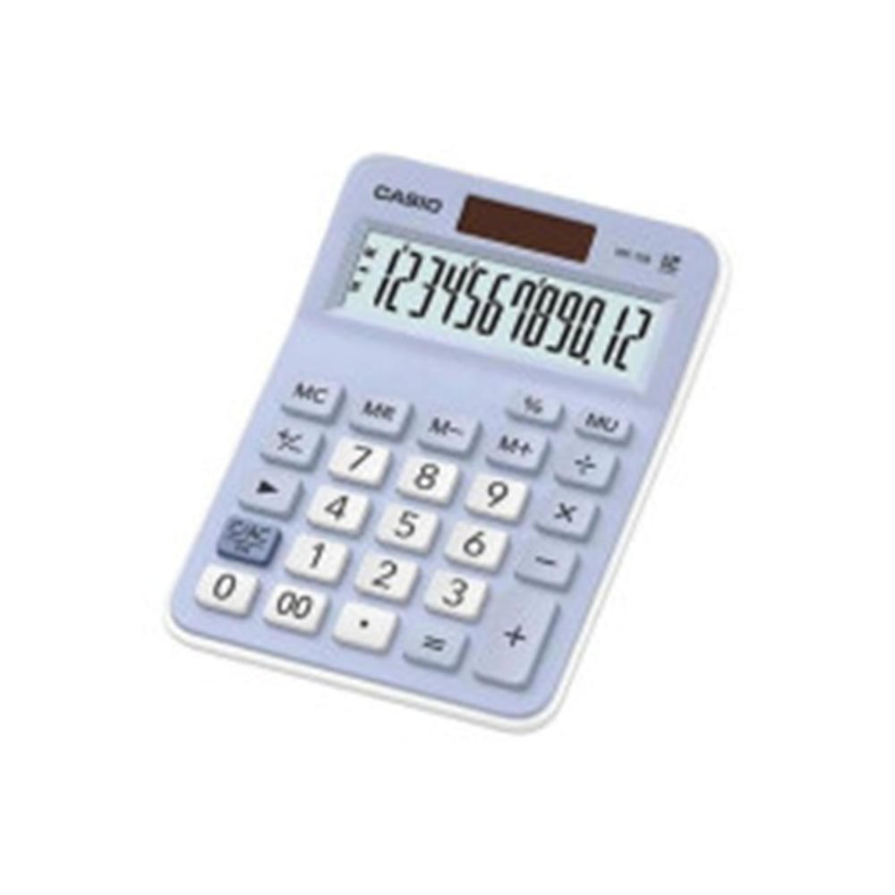 CASIO HESAP MAKİNESİ 12 HANE MAVİ