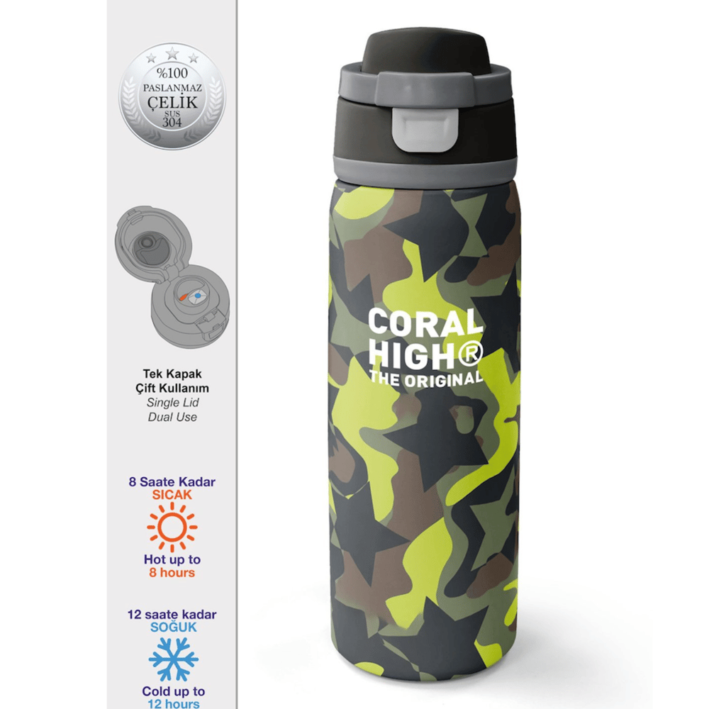 Coral High ÇELİK TERMOS 800 ML 
