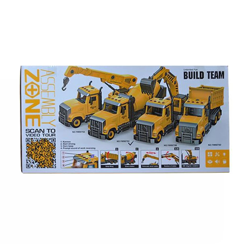 Ctoys Sök Tak İş Makineleri Seti 