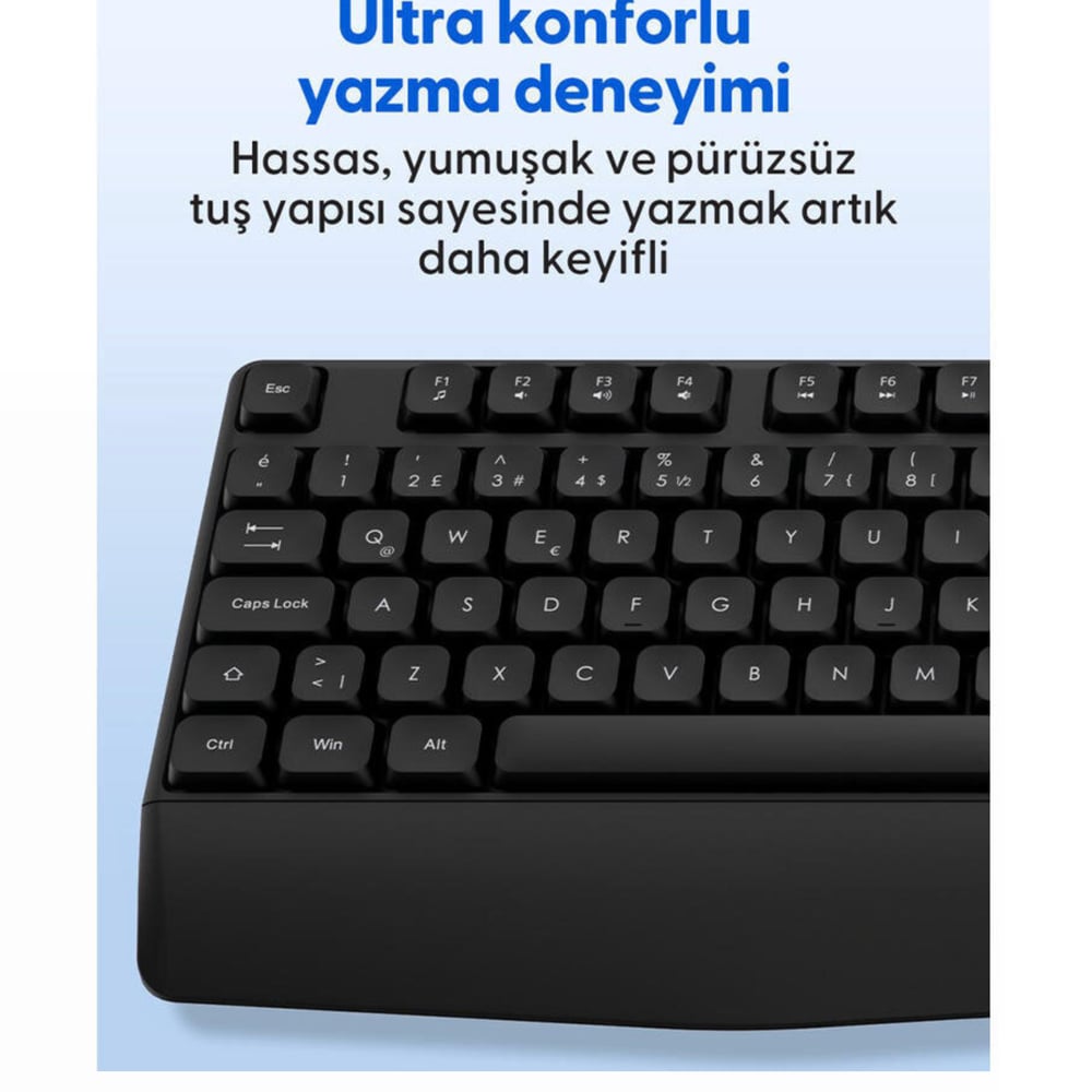 Daxi MK-260 Kablosuz Klavye Mouse Set 2.4 GHz Siyah Q TR