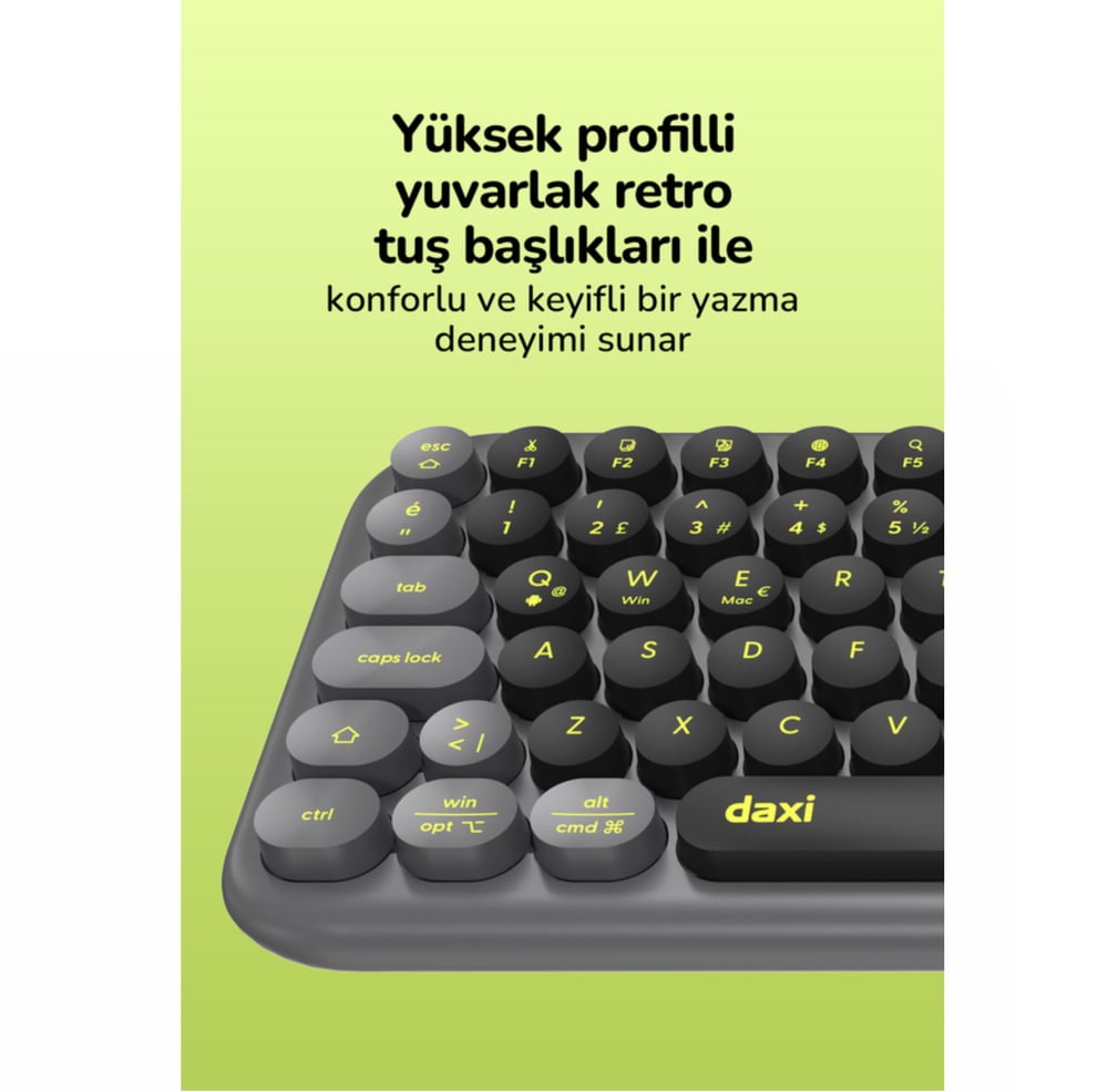  MK340 Mood Keys Combo Kablosuz Bluetooth Klavye Mouse Seti 