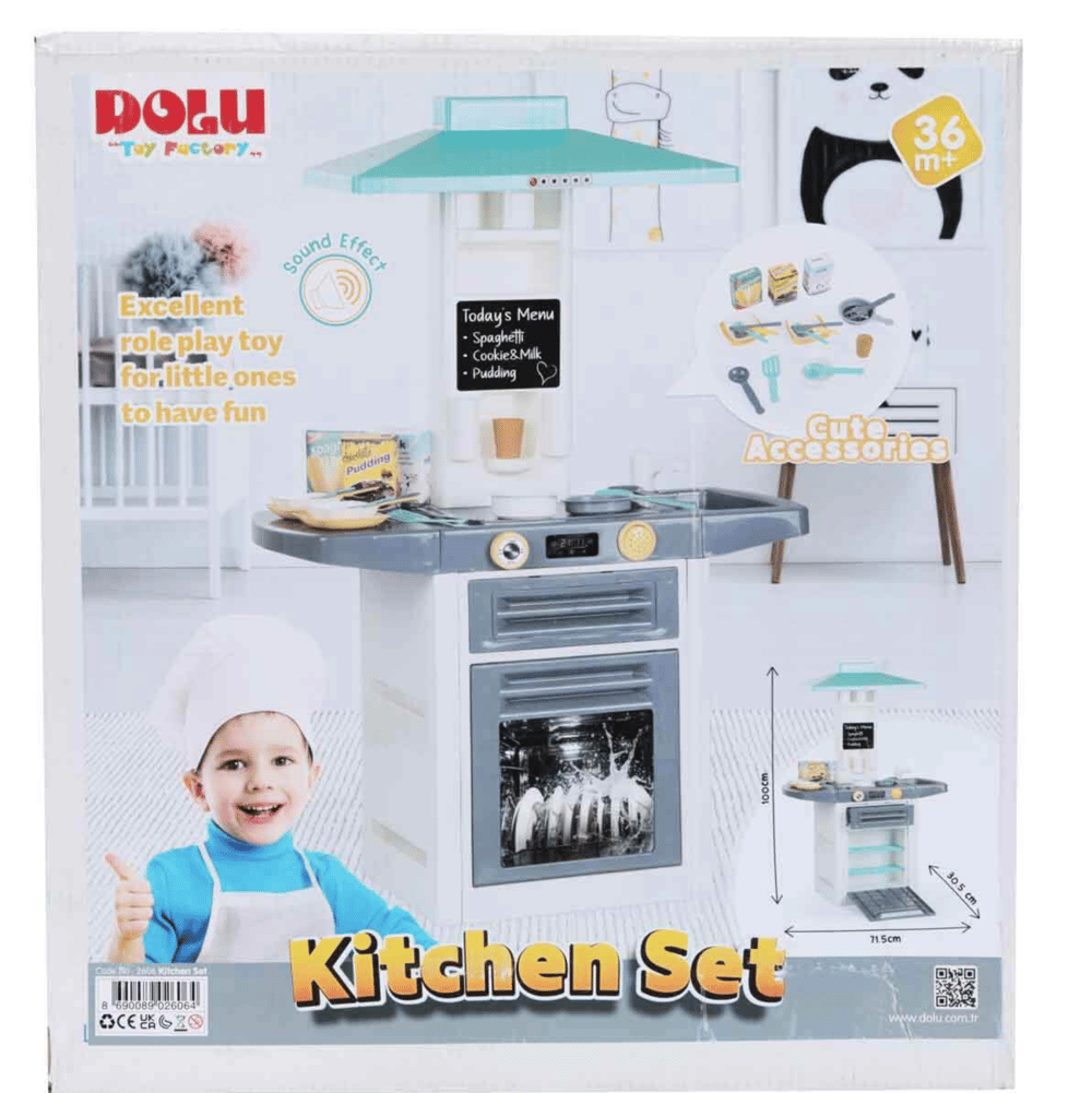 Dolu 2606 Oyuncak Mutfak Seti Mini Şef Eğlencesi