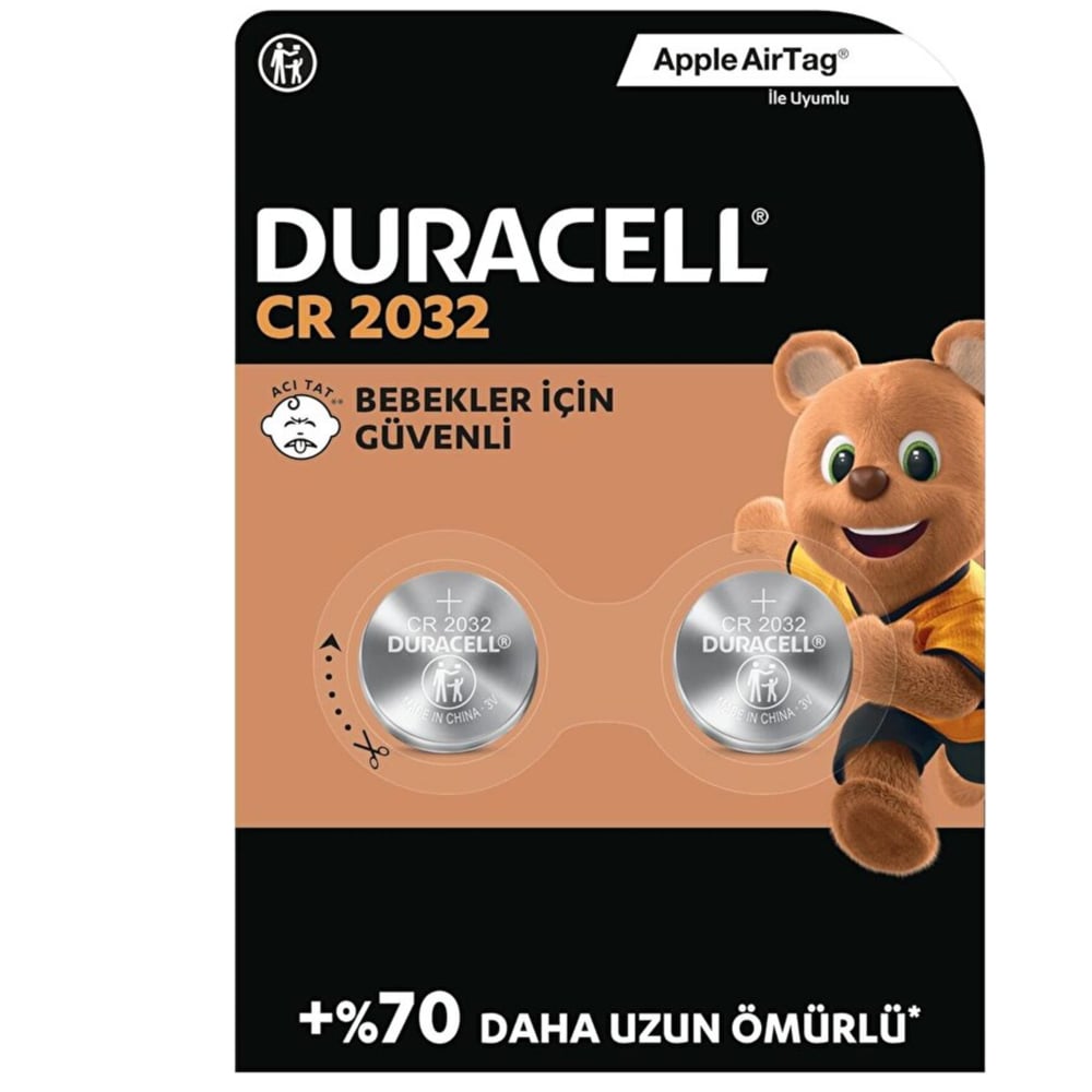 DURACELL CR2032 2 Lİ 3 VOLT PİL