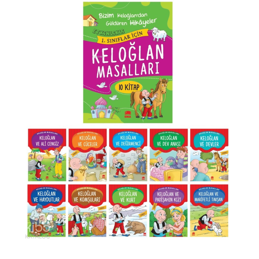 Ema Keloğlan Masalları 1.Sınıf Masal Kitabı 