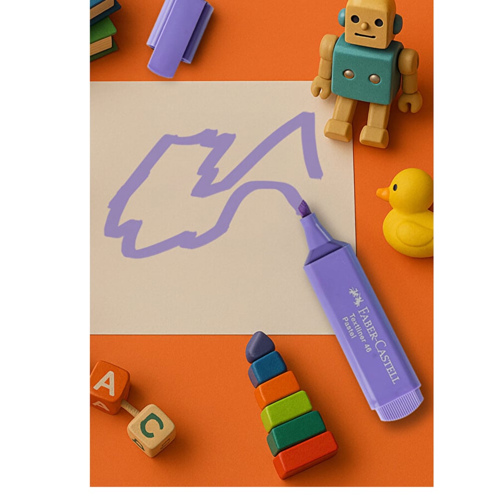 Faber-Castell Fosforlu Kalem Pastel 4lü Set