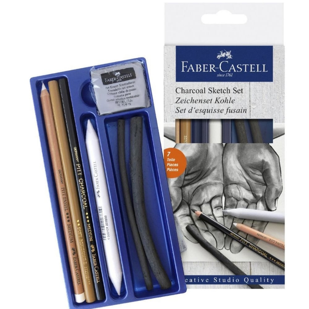 Faber-Castell Kömür Sketch Seti 